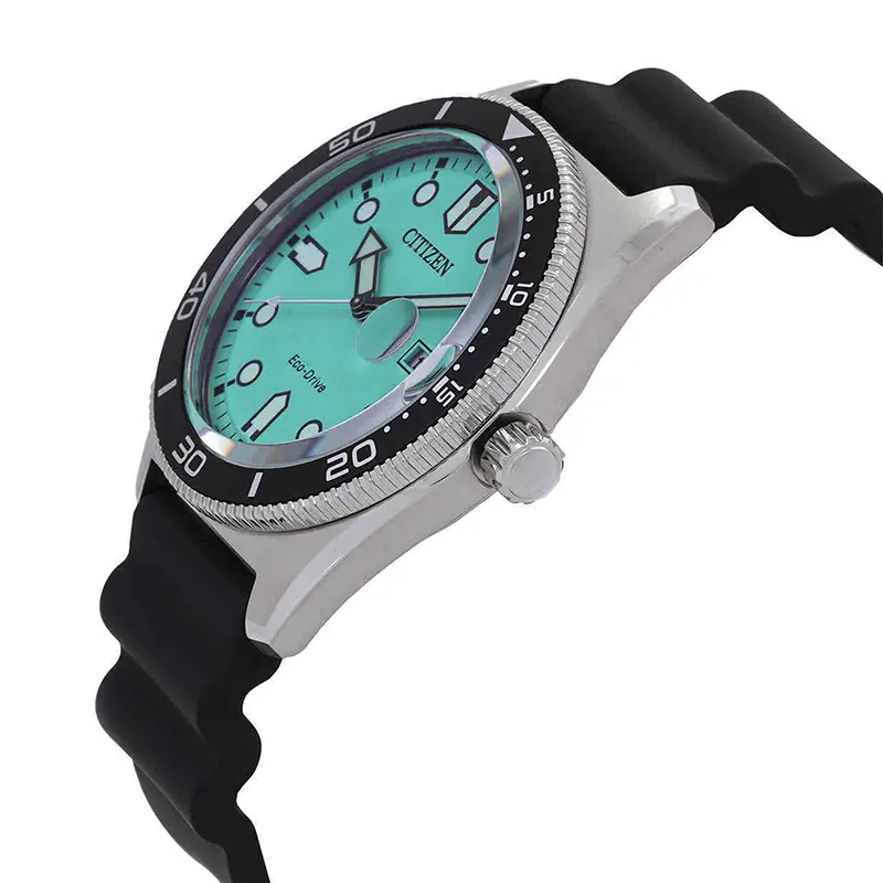 Citizen Eco-Drive Turquoise Tiffany Blue Dial Men's Watch- AW1760-14X